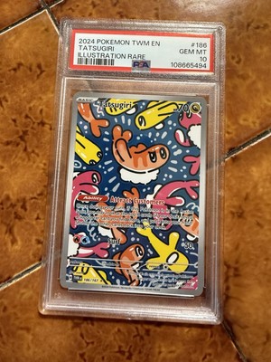 Pokemon Twilight Masquerade Tatsugiri 186/167 Illustration Rare