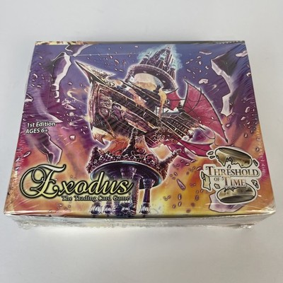 Exodus TCG Threshold Of Time 1st Edition New Sealed Booster Box Of 12 Packs