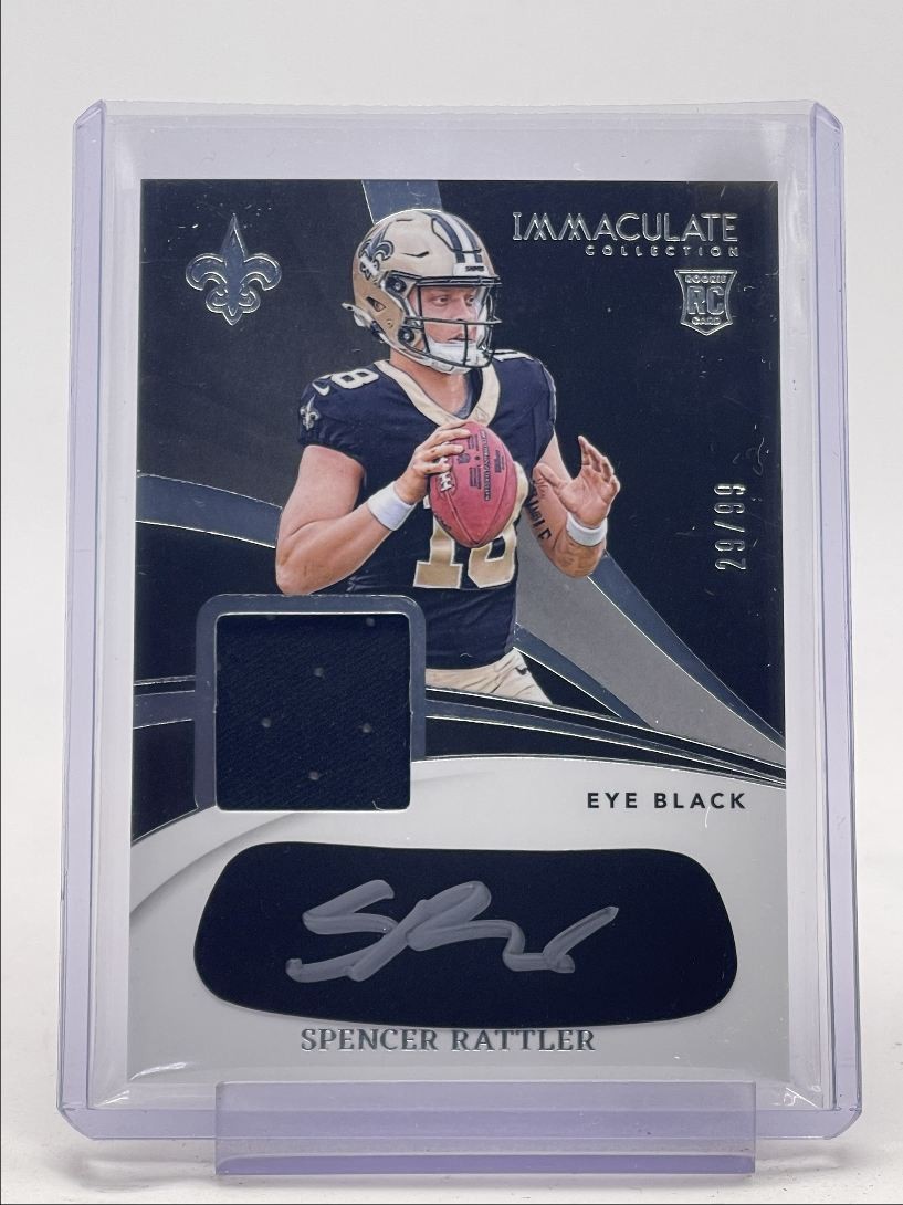 SPENCER RATTLER 2024 IMMACULATE RPA ROOKIE EYE BLACK PATCH RC /99 Q5963