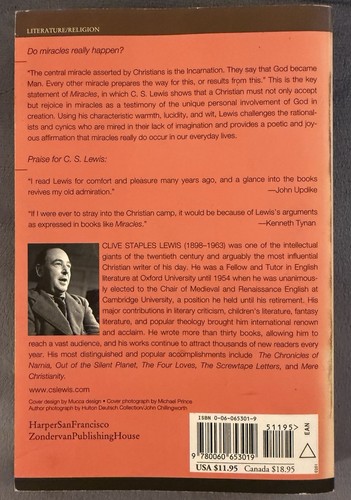 Miracles by C. S. Lewis (2015, Trade Paperback) - Picture 2 of 3