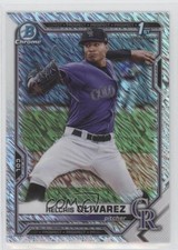 2021 Bowman Chrome Prospects Shimmer Refractor Helcris Olivarez #BCP-154 0hw6