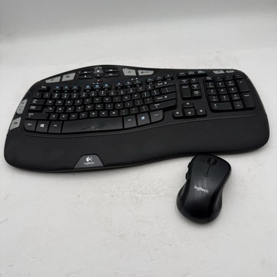 E3 Logitech MK550 K350 Wireless Comfort Wave Ergonomic Keyboard M510 And Dongle