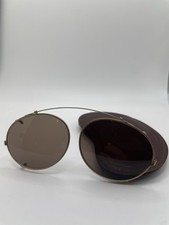 Vintage Marchon AF34/F34 Gold Oval Metal Clips Japan Sunglasses Frames