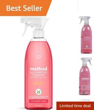 Multi-Surface Cleaner: Pink Grapefruit Scent, 28 oz Spray - Eco-Conscious Choice 0.25 per fl oz