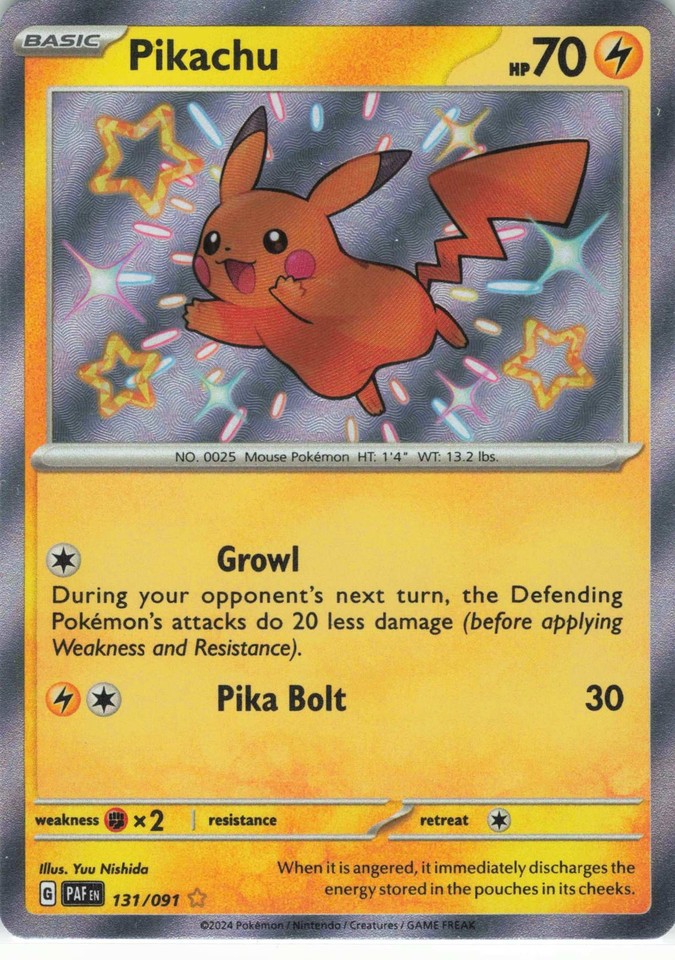 Pikachu 131/091 SV: Paldean Fates for sale | eBay