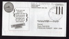 SCAMANDER LPO, Tasmania 7215 postmarked on complete cover dated 29 APR 2013