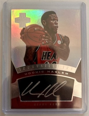 2012-13 Panini Innovation Innovative Ink Auto #40 Udonis Haslem Miami Heat