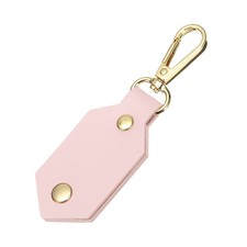 Custom Leather Photo Keychain 11.2cm x 3.5cm Personalized Photo Key Chain Pink