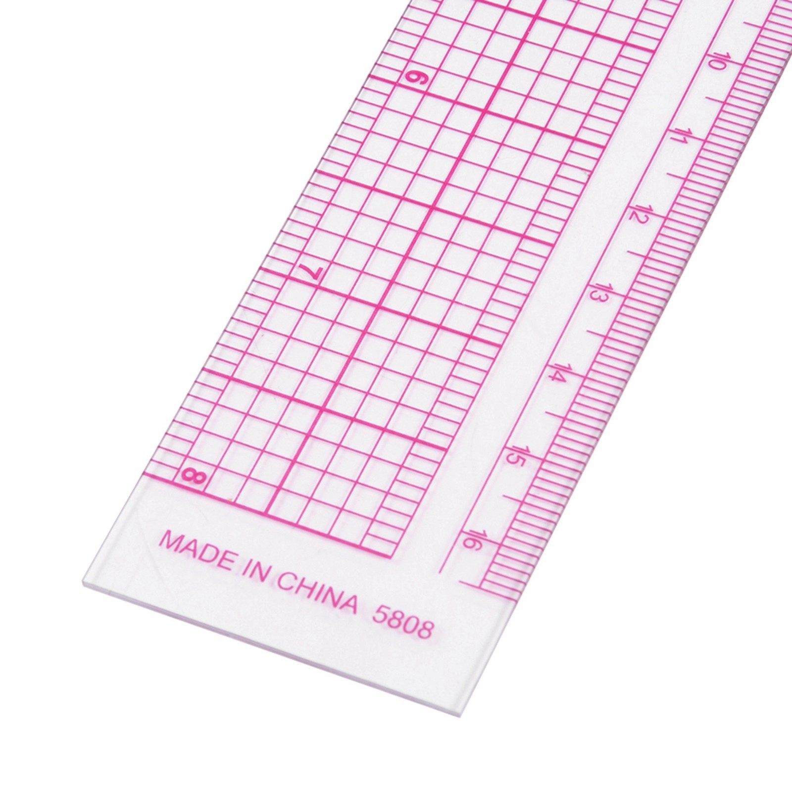 Plastic L Square Ruler Durable Sewing Measure Tool For Tailoring