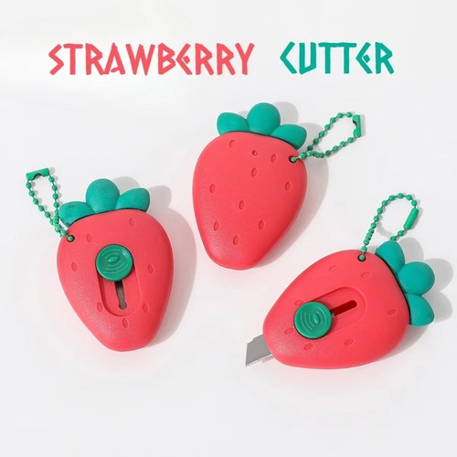Retractable Portable Cutter Plastic Box Opener Cartoon Art Cutter Office Use