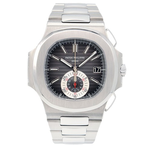 Patek Philippe Nautilus 5980/1A-014 Stainless Steel Black Dial...