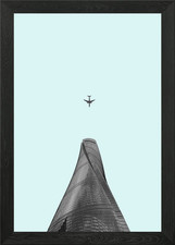 Shanghai Tower Framed Wall Art Poster Canvas Print Picture