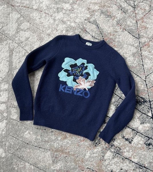 Women Kenzo Sweater Navy 34 / XS / 42