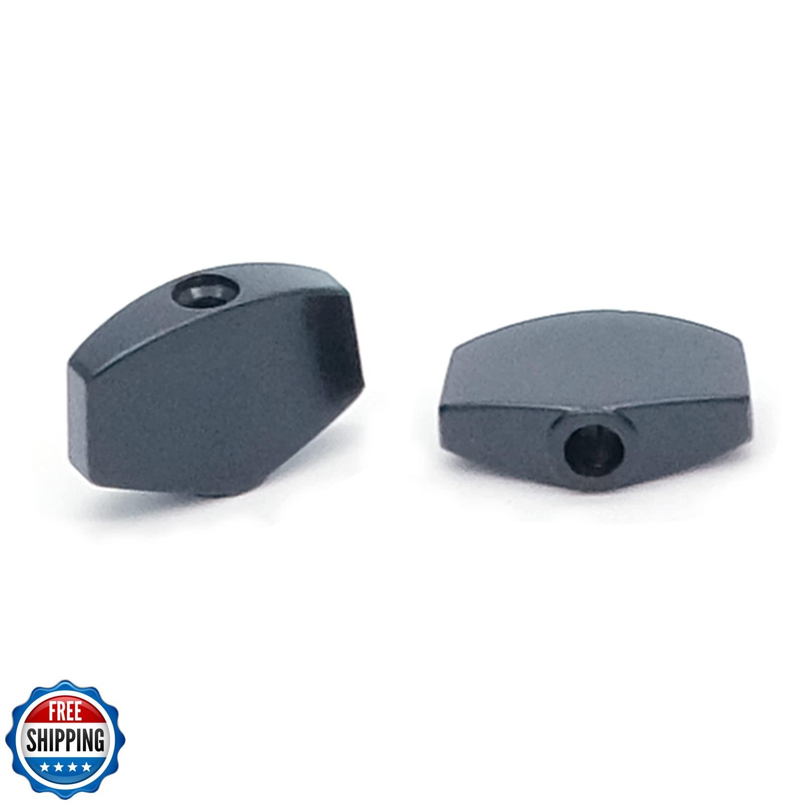 harpfeas 6PCS Metal Small Square Shape Guitar Tuning Peg Buttons,Tuning Key B