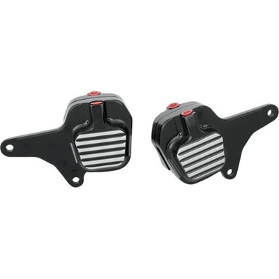 GMA Engineering 2-Piston Single Disc Front Brake B-Caliper - Classic Black Contr