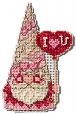 Mill Hill 2025 Jim Shore Beaded Cross Stitch Kit  Gnome with Heart