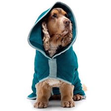 Lucky Pooch  Dog Robe - Luxurious Dog Bathrobe - Ultra Absorbent Dries Your Dogs