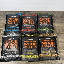 Kona Wood Pellets 6 Packs, Intended for Ninja Woodfire Outdoor Grill...