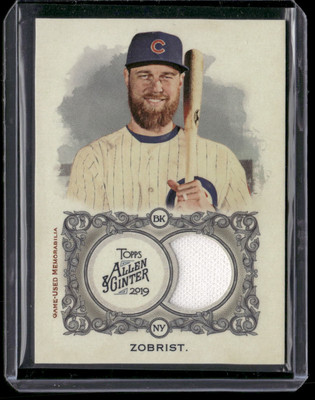 2019 Topps Allen & Ginter #FSRB-BZ Ben Zobrist Full-Size Relics B
