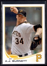 2013 Topps A.J. Burnett Pittsburgh Pirates #234
