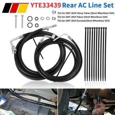 YTE33439 Rear A/C Line Set AC Hoses for 2007-2014 Chevy Tahoe, Yukon, Escalade