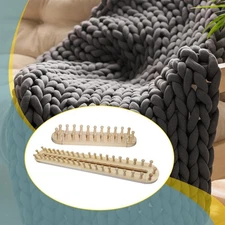 Hand Knitting Wooden Loom Chunky Yarn Blanket Loom Weaving Frame
