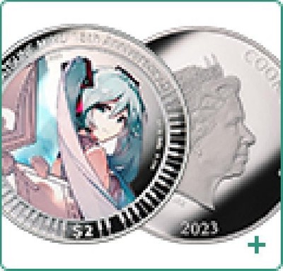 初音ミク Happy 16th Birthday 公式カラー銀貨 初音ミク』16周年の特別な節目を記念して 「初音ミク Happy 16th