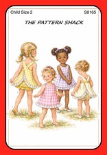 Girls Sleeveless TOP and BLOOMERS Sewing Pattern 8165 Child Toddler Vtg 1969