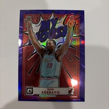 2020-21 Panini Donruss Optic - My House! Bam Adebayo #16 Purple Prizm