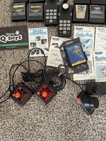 Colecovision Bundle Lot with 32 Coleco Games + Expansion w 12 Atari Games Tested