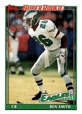 1991 Topps #203 Ben Smith Philadelphia Eagles
