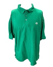 Mecca Vintage Mens Polo Shirt XL Green Short Sleeves
