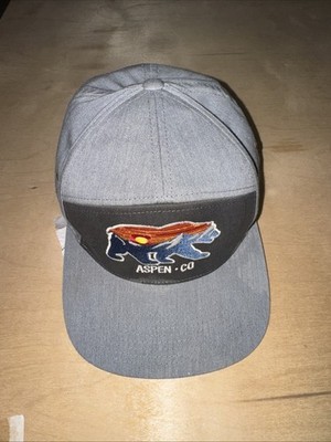 Aspen Colorado Bear Mountain Theme Baseball Cap