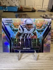 Randy Moss Silver Fractal 2025 Prizm Black Panini Legend  New England Patriots