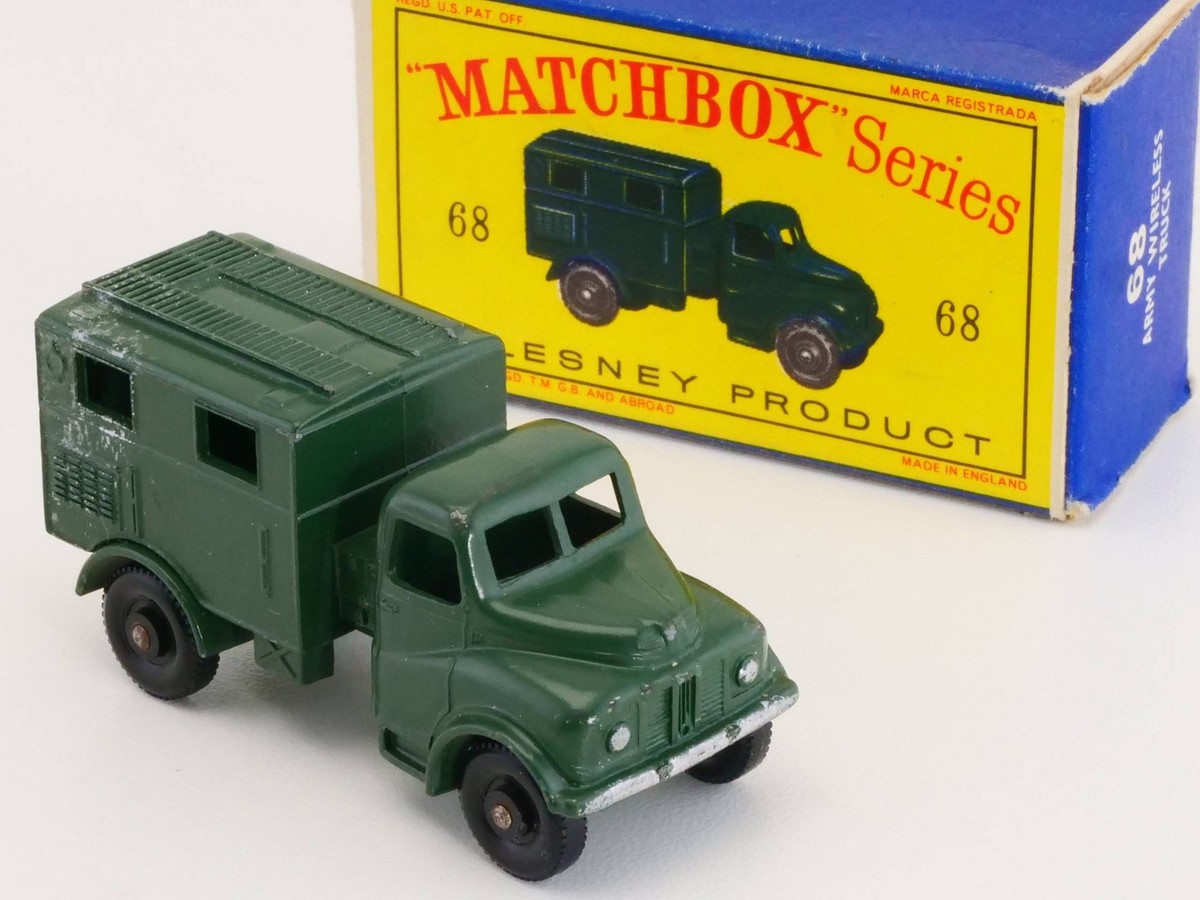 Matchbox 68 A Regular Wheels Army Military Truck D-Box OVP
