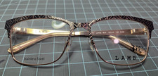 New LAMB LA122 BLK 53.16 135 Women s Stainless Steel Eyeglasses Frames No Case