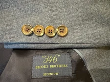 Brooks Brothers 346 Regent Fit men's blazer 43R Sport Coat Plaid