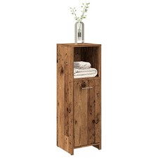 vidaXL Mobile da Bagno Legno Antico 30x30x95 cm in Legno Multistrato