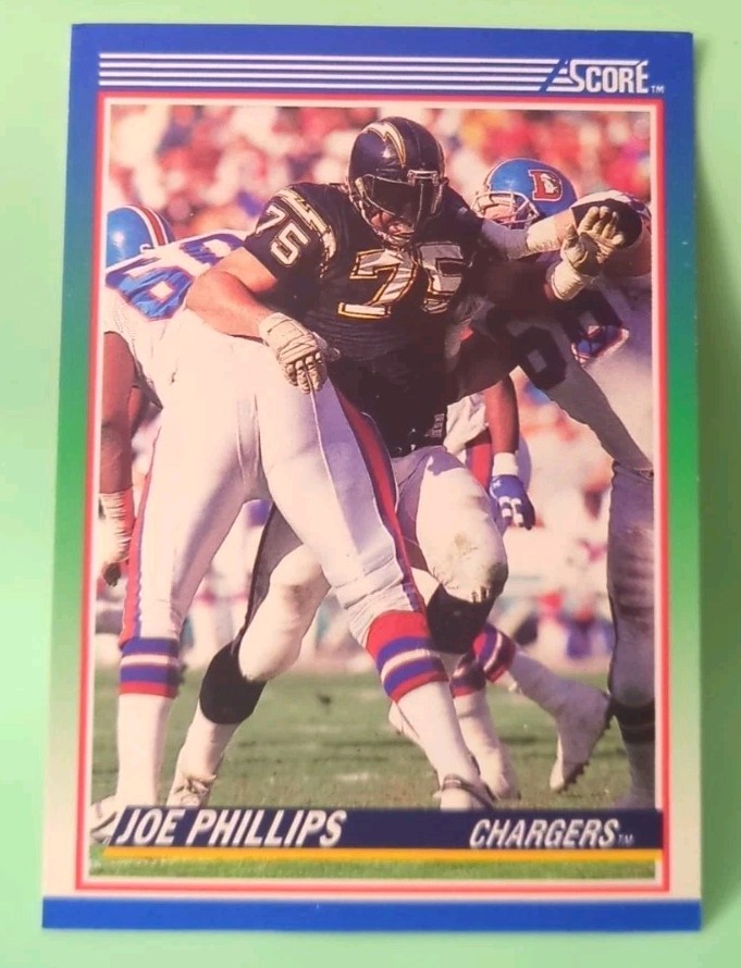 1990 Score - Joe Phillips #36 (RC) - San Diego Chargers 