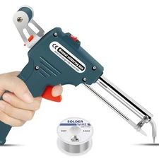 New 60W Solder Gun Kit Auto Soldering Feed Hand-Held Welding Iron Power Tool Kit