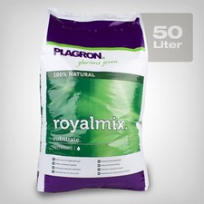 Plagron Royal Mix 50L Bio-Erde - Profi-Ertrag, 6 Wochen vorgedüngt, Wurmhumus