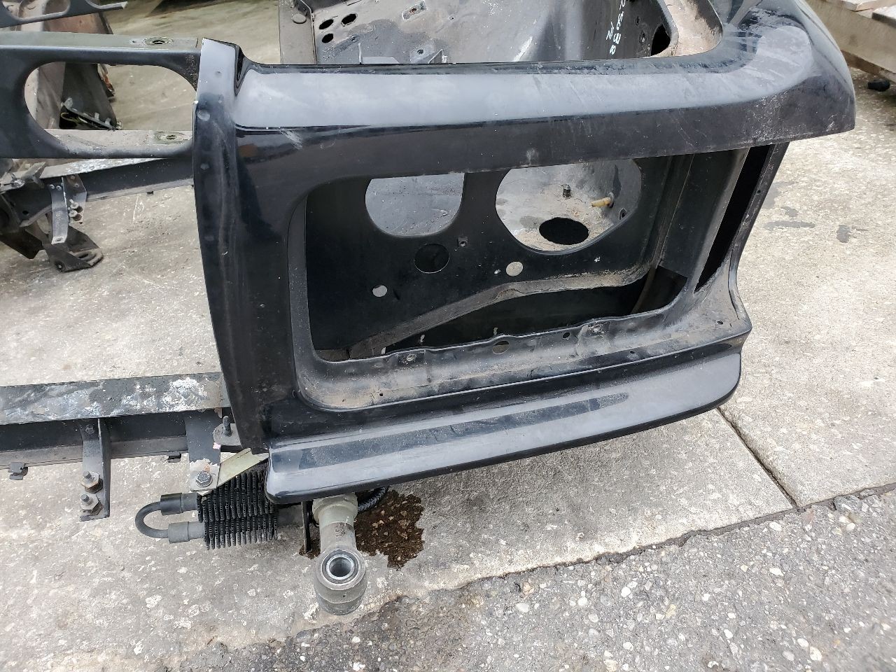 Bentley Turbo R 1991 Front Left Fender Black