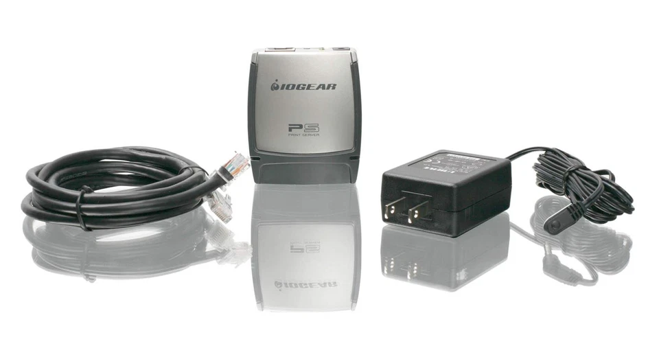 IOGEAR 1 Port USB 2.0 Print Server Silver Networking Device for Multiple Comp... - Image 4 of 4