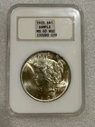 1923 Peace Silver Dollar $1 NGC MS 60 ~~ SAMPLE ~~ OLD FATTY HOLDER  (019)