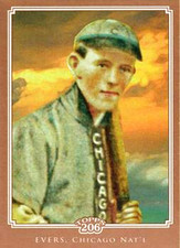 2010 Topps 206 BRONZE #277 Johnny Evers Chicago Cubs HOF