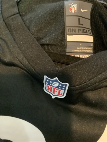 Pittsburgh Steelers Antonio Brown #84 Jersey Size Large NFL Nike On Field Black - Picture 7 of 7