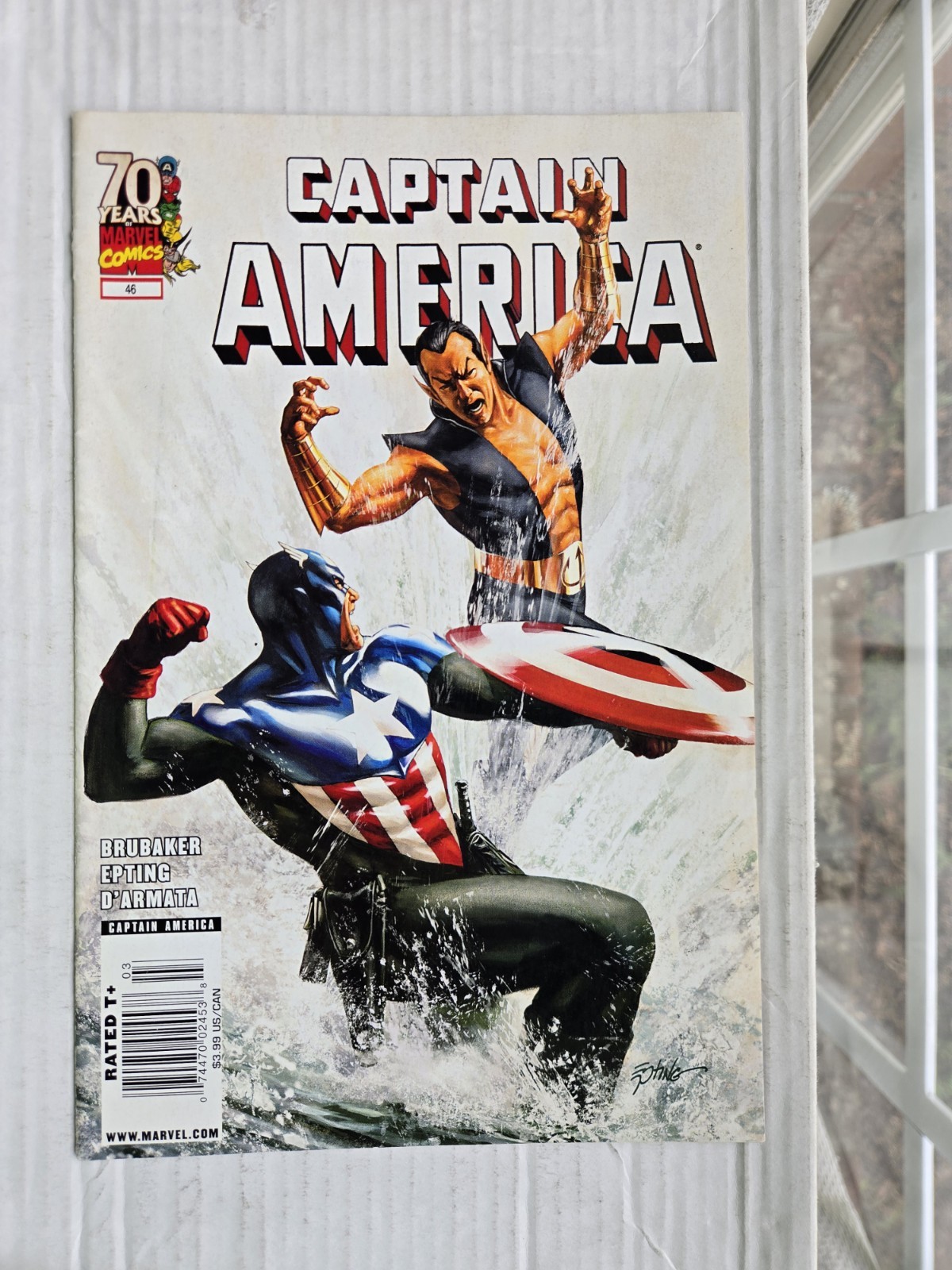 Captain America #46 Newsstand 1:50 Rare 1,464 Copies Namor App Marvel Comic 2009