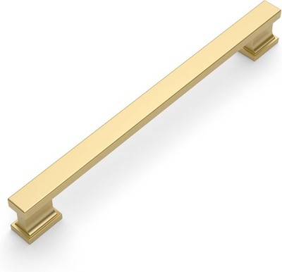 Amerdeco 10 Pack Brushed Gold Cabinet Pulls 10 Inch (254mm) Hole Center Pulls