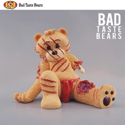 Bad Taste Bears UK  Authentic BTB Large Resin Figure Boxed [ Scarred ]