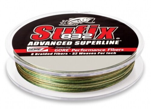 Línea de pesca de prueba Sufix 832 Advanced Superline Camo 300yd 65lb 660-165CA - Imagen 1 de 1